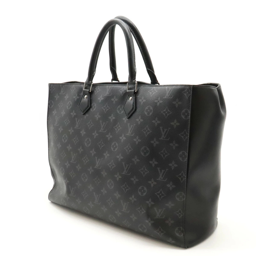 Louis Vuitton Pouch Black Monogram Eclipse Handbag Bag Sac Grand Tote